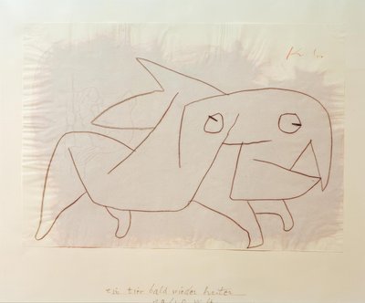 An Animal Soon Cheerful Again by Paul Klee